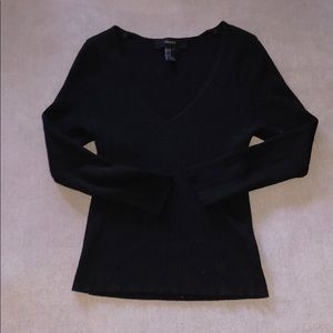 Fitted Black Long Sleeve